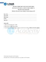 Lý thuyết về tài sản cố định và công cụ dụng cụ bài tập Tài sản cố định và Công cụ dụng cụ (có đáp án)