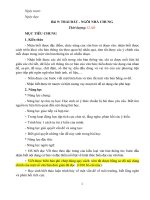 Giáo án ngữ văn 6 kì 2 sách kết nối tri thức với cuộc sống (bài 9,10)  