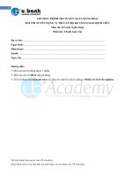 Lý thuyết phương thức thanh toán vốn và bài tập (có đáp án)