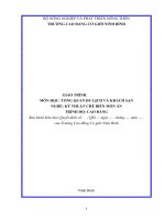 Giáo trình Tổng quan du lịch và khách sạn (Nghề Kỹ thuật chế biến món ăn)