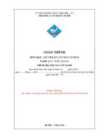 Giáo trình Kỹ thuật cắt may cơ bản  Nghề May thời trang (Trung cấp)