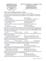 Đề thi học kì 1 môn GDCD lớp 11 năm 2021-2022 có đáp án - Trường THPT Chuyên Nguyễn Tất Thành, Kon Tum