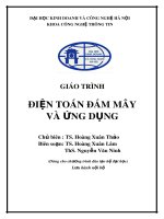 Giáo trình Điện toán đám mây và ứng dụng - Đại học Kinh doanh và công nghệ Hà Nội
