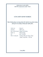 SKKN Một số biện pháp xây dựng đoàn kết nội bộ trong nhà trường chung sức xây dựng trường học hạnh phúc