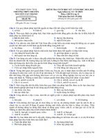 Đề thi học kì 1 môn GDCD lớp 12 năm 2021-2022 có đáp án - Trường THPT Nguyễn Tất Thành, Kon Tum