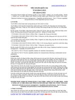 PHƯƠNG PHÁP THỐNG KÊ TRONG QUẢN LÝ QUÁ TRÌNH - NĂNG LỰC VÀ HIỆU NĂNG - PHẦN2: NĂNG LỰC VÀ HIỆU NĂNG QUÁ TRÌNH CỦA MÔ HÌNH QUÁ TRÌNH PHỤ THUỘC THỜI GIAN