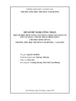 SÁNG KIẾN KINH NGHIỆM: MỘT SỐ BIỆN PHÁP NÂNG CAO CHẤT LƯỢNG GIẢI TOÁN CÓ LỜI VĂN DẠNG “TÌM SỐ TRUNG BÌNH CỘNG”CHO HỌC SINH LỚP 4