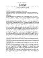 HỆ THỐNG LẤY MẪU KẾT HỢP CÓ SỐ CHẤP NHẬN BẰNG KHÔNG VÀ QUY TRÌNH KIỂM SOÁT QUÁ TRÌNH ĐỂ CHẤP NHẬN SẢN PHẨM