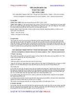 THỬ LÂM SÀNG TRANG THIẾT BỊ Y TẾ ĐỐI VỚI CON NGƯỜI - PHẦN 1: YÊU CẦU CHUNG