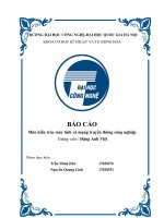 BÀI TIỂU LUẬN Môn học: Kiến trúc máy tính và mạng truyền thông công nghiệp Đề tài: Giao tiếp I2C