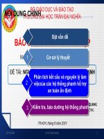 ĐỒ ÁN TỐT NGHIỆP Ô TÔ  NGHIÊN CỨU HỆ THỐNG HỖ TRỢ ỔN ĐỊNH TRÊN XE DU LỊCH