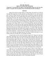 BÀI THU HOẠCH MÔN TƯ TƯỜNG CHÍNH TRỊ- Cao cấp chính trị 2022