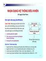 Nhận dạng hệ thống điều khiển 