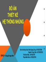 Báo cáo đồ án Hệ thống nhúng: Đề tài: Thiết kế hệ thống hướng sáng  cho pin năng lượng mặt trời