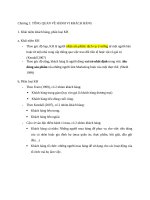 Đề cương môn Hành vi khách hàng