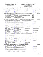 13. ĐỀ THI VÀO LỚP 10-PHÚ YÊN (2020-2021)