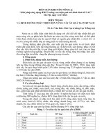 HIỆN TRẠNG VÀ ĐỊNH HƯỚNG PHÁT TRIỂN BỀN VỮNG CÂY ĂN QUẢ TẠI VIỆT NAM. TS. Lê Văn Đức- Phó Cục trưởng Cục Trồng trọt