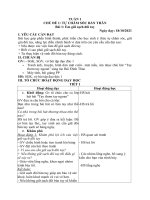 Giáo án đạo đức lớp 1 sách chân trời sáng tạo trọn bộ