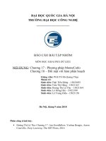 BÁO CÁO BÀI TẬP NHÓM MÔN HỌC: KHAI PHÁ DỮ LIỆU: Đề tài  Phương pháp MonteCarlo và Đối mặt với hàm phân hoạch