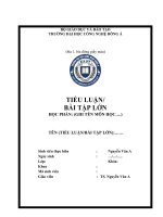 Quản lý dự án xây dựng website bán đồng hồ cho cửa hàng đăng quang watch 