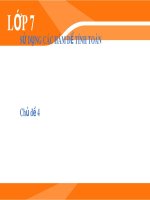 Bài giảng môn Tin học lớp 7 năm học 2021-2022 - Chủ đề 4: Sử dụng các hàm để tính toán (Trường THCS Thành phố Bến Tre)