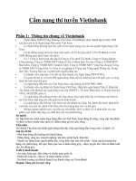 Cẩm nang thi tuyển Vietinbank