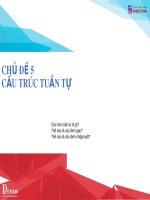 Bài giảng môn Tin học lớp 8 năm học 2021-2022 - Chủ đề 5: Cấu trúc tuần tự (Trường THCS Thành phố Bến Tre)
