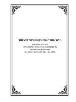 Thuyết minh biện pháp thi công công trình nâng tầng khối hiệu bộ trường MN Hoàng Cúc