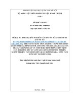 NHỮNG BẤT CẬP CỦA VIỆC ÁP DỤNG ÁN LỆ, ÁP DỤNG TẬP QUÁN VÀ ÁP DỤNG LẼ CÔNG BẰNG Ở VIỆT NAM HIỆN NAY VÀ GIẢI PHÁP KHẮC PHỤC