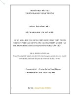 CƠ sở KHOA học xây DỰNG CHIẾN lược PHÁT TRIỂN NGUỒN NHÂN lực VIỆT NAM đáp ỨNG yêu cầu PHÁT TRIỂN KINH tế   xã hội TRONG bối CẢNH CÁCH MẠNG CÔNG NGHIỆP lần THỨ 4 