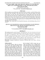 Cải tạo chiếc ghe chài truyền thống của người dân miền Tây Nam Bộ để phục vụ du lịch đường sông