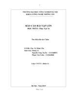 BÁO CÁO BÀI TẬP LỚN HỌC PHẦN: Thực Tại Ảo   Tìm hiểu dân tộc Chăm
