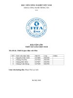 BÀI TẬP LỚN THIẾT KẾ GIAO DIỆN WEB  Tên đề tài: Thiết kế giao diện web Film