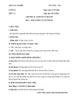 ĐẠI LƯỢNG tỉ lệ THUẬN