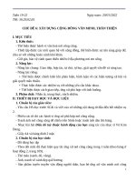 Giáo án hoạt động trải nghiệm sách chân trời sáng tạo , kì 2