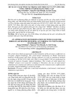 Đề xuất cách tính tải trọng gió theo TCVN 2737-1995 cho công trình có hình dạng phức tạp