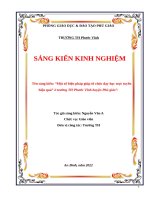 skkn Một số giải pháp giúp tổ chức dạy học trực tuyến  hiệu quả” ở trường TH Phước Vĩnh huyện Phú giáo