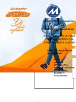 Tìm hiểu về hoạt động marketing của sản phẩm biti’s hunter