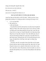 Bài tập lớn môn Tư tưởng Hồ Chí Minh Phân tích luận điểm của Hồ Chí Minh  Muốn cứu nước và giải phóng dân tộc không có con đường nào khác con đường cách mạng vô sản