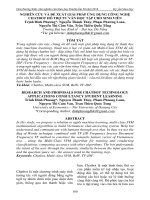 Nghiên cứu và đề xuất giải pháp ứng dụng công nghệ chatbot hỗ trợ tư vấn học tập cho sinh viên