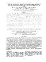 Đánh giá khả năng chấp nhận của cộng đồng đối với các giải pháp thoát nước đô thị bền vững tại lưu vực Nhiêu Lộc - Thị Nghè