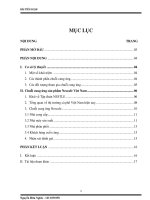 Chuỗi cung ứng sản phẩm nescafe viet nam