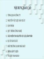 báo cáo kiến tập  CÔNG TY TNHH SƠN HẢI VÂN