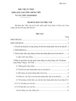 “Thực tập tại tổ chức hành nghề công chứng về nhóm việc Công  chứng văn bản liên quan đến thừa kế”