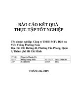 BÁO cáo kết QUẢ thực tập FPT