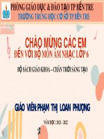 Bài giảng môn Âm nhạc lớp 6 - Tiết 5: Học hát bài Tiếng chuông và ngọn cờ