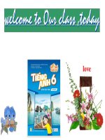 Bài giảng môn Tiếng Anh lớp 6 - Unit 2: My home (Getting started)