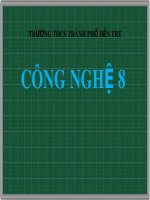 Bài giảng môn Công nghệ lớp 8 - Bài 4: Bản vẽ các khối đa diện