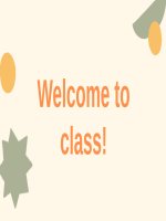 Bài giảng môn Tiếng Anh lớp 7 - Unit 3: At home (Hoa''s family - B2)