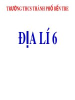 Bài giảng môn Địa lí lớp 6 - Bài mở đầu: Tại sao cần học Địa lí?